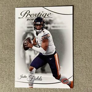 Justin Fields 2023 Panini Prestige Chicago Bears NFL Football Sports Card